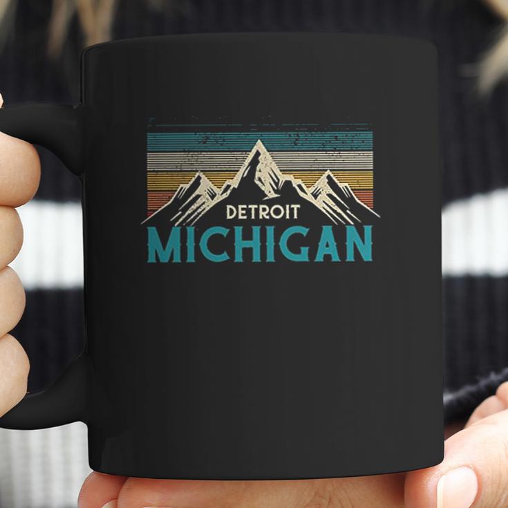 Detroit Michigan Vintage Mountains Coffee Mug