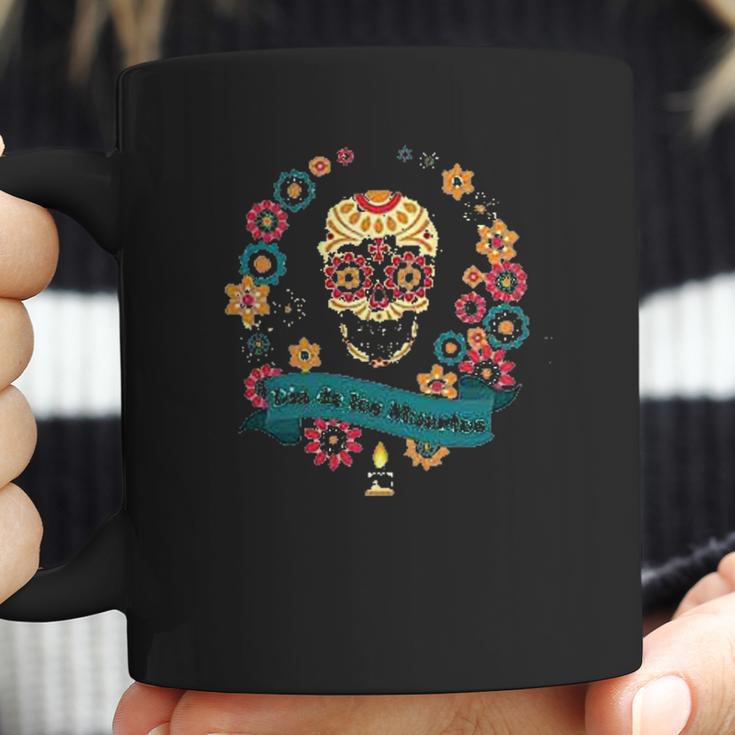 Dia De Los Muertos Sugar Skull Day Of The Dead Raglan Baseball Coffee Mug