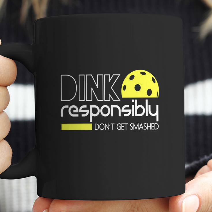 Dink Responsibly Funny Pickleball Coffee Mug