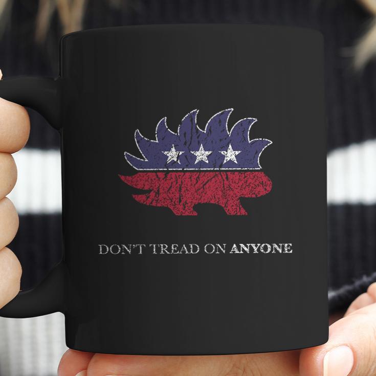 Distressed Porcupine Libertarian Shirt Coffee Mug