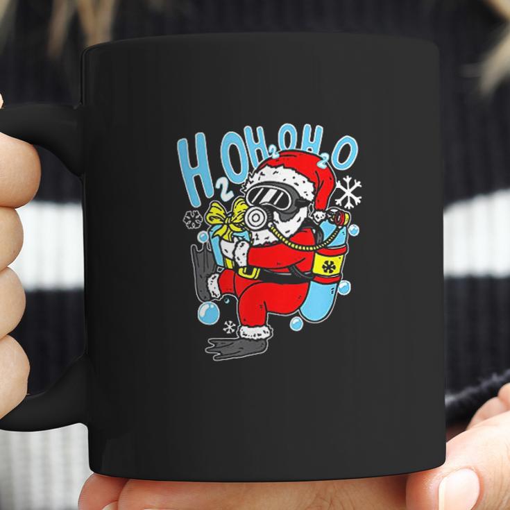 Diving Santa H2o H2o H2o Funny Christmas Dive Scuba Diver Coffee Mug