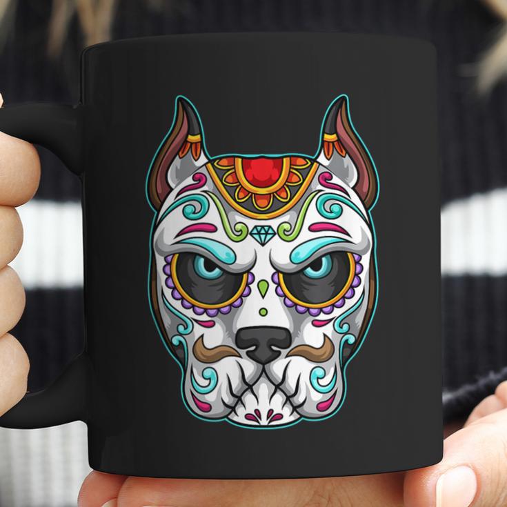 Dog Sugar Skull Funny Day Of The Dead Matching Group Coffee Mug