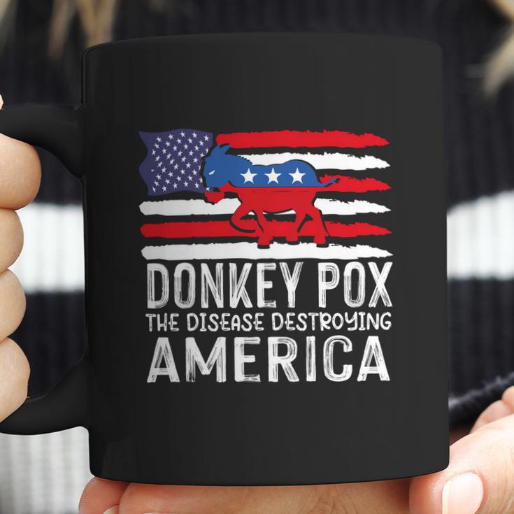 Donkey Pox Funny Anti Democrat Coffee Mug