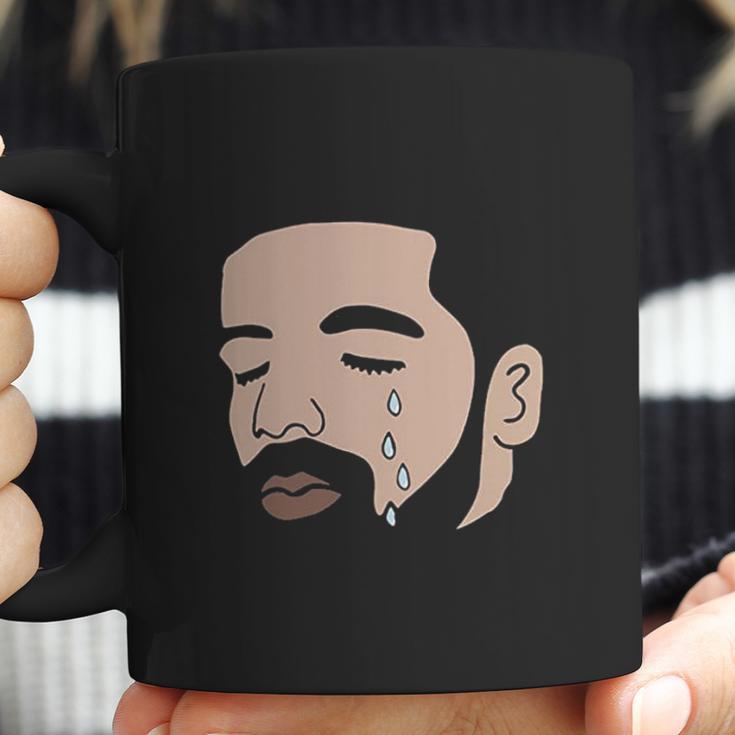 Drake Crying Black Coffee Mug