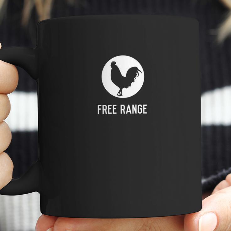 Well Dressed Chicken Free Range White Logo Coffee Mug