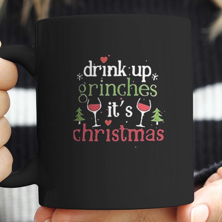 Drink Up Grinches Christmas Coffee Mug