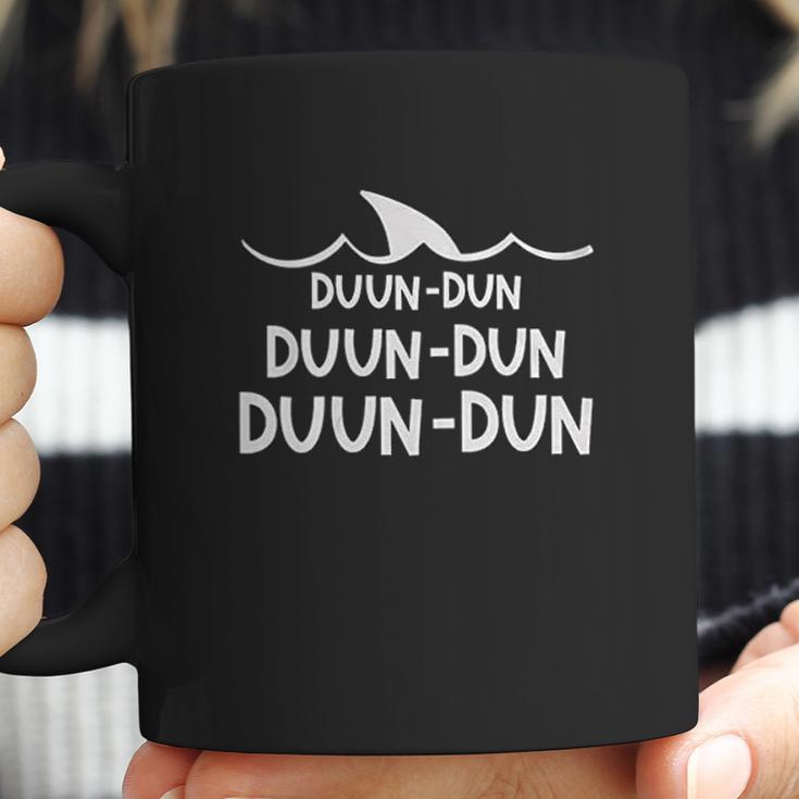 Duun-Dun 3X Shark Incoming Jaws Ocean Predator Fin Funny Coffee Mug