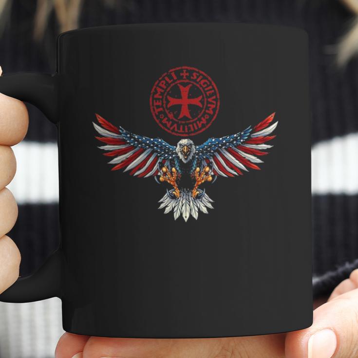 Eagle And Symbol Of Knights Templar Coffee Mug