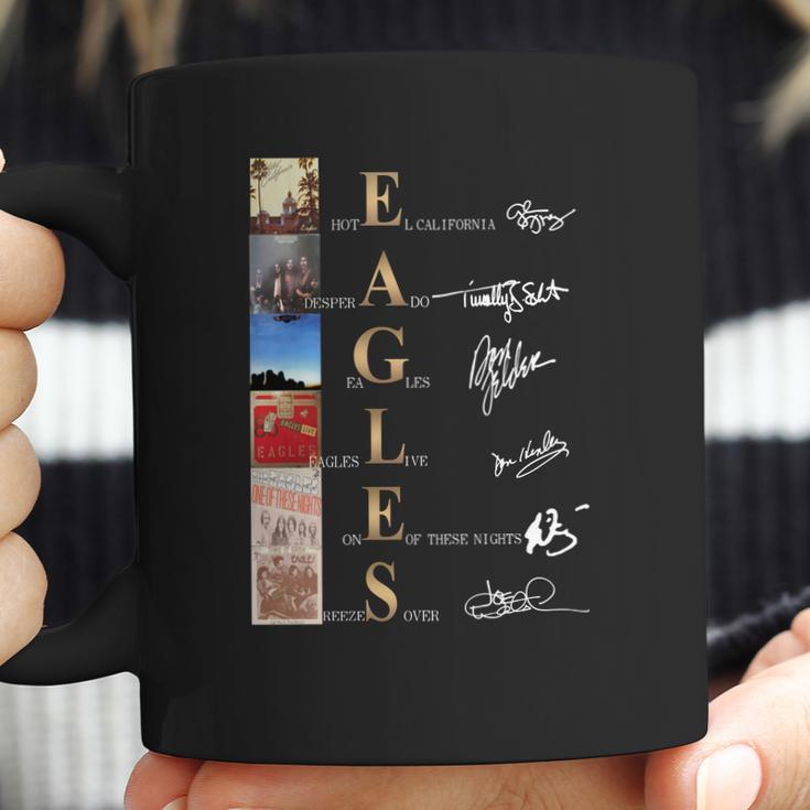 Eagles Band Albums Signatures Shirtn Coffee Mug