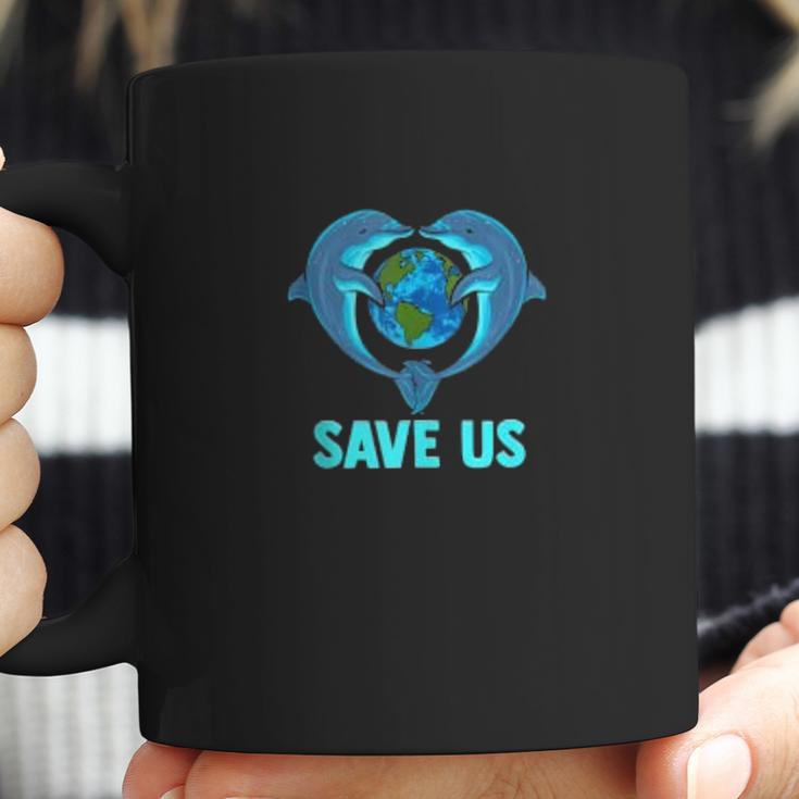 Earth Day Dolphins Environment Protection Climate Change Coffee Mug