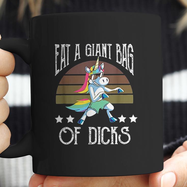 Eat A Giant Bag Of Dicks Funny Unicorn Coffee Mug