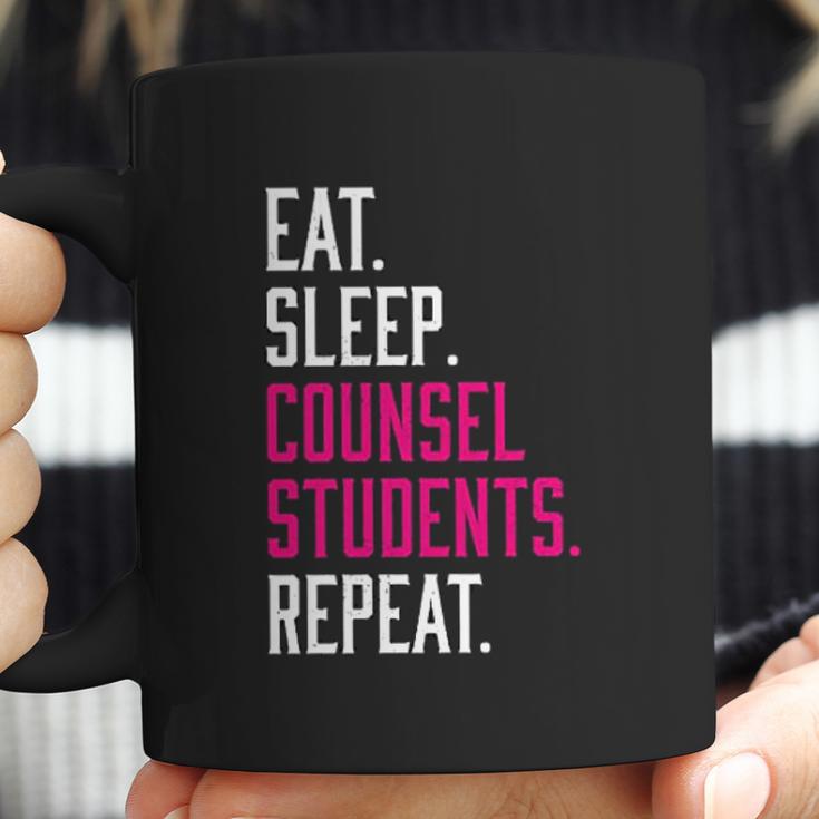 Eat Sleep Counsel Students Repeat Gift Coffee Mug