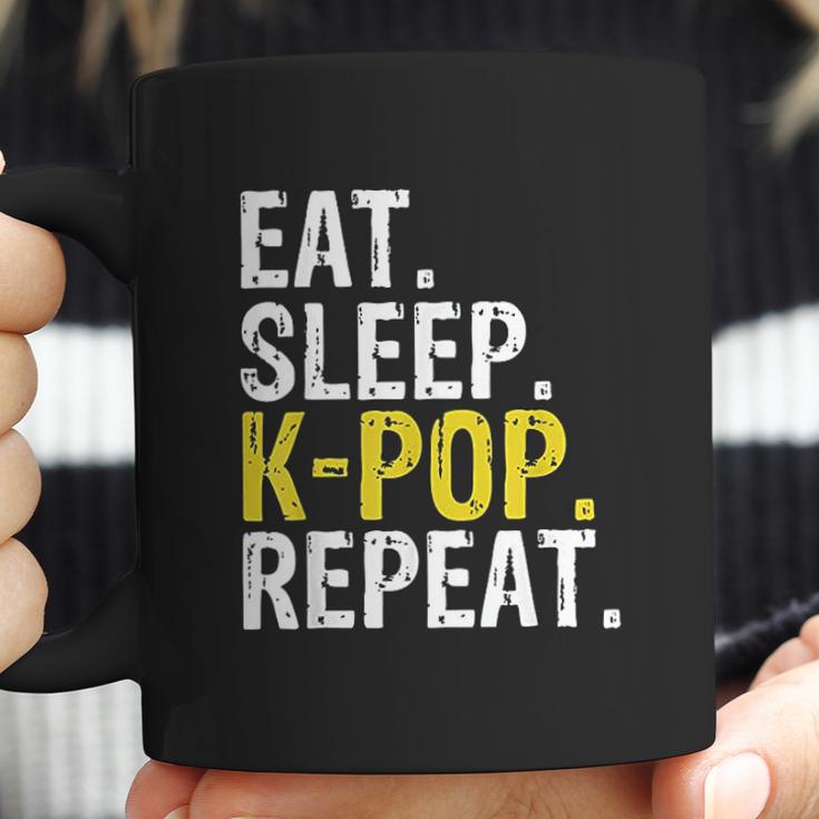 Eat Sleep K Pop Repeat Coffee Mug