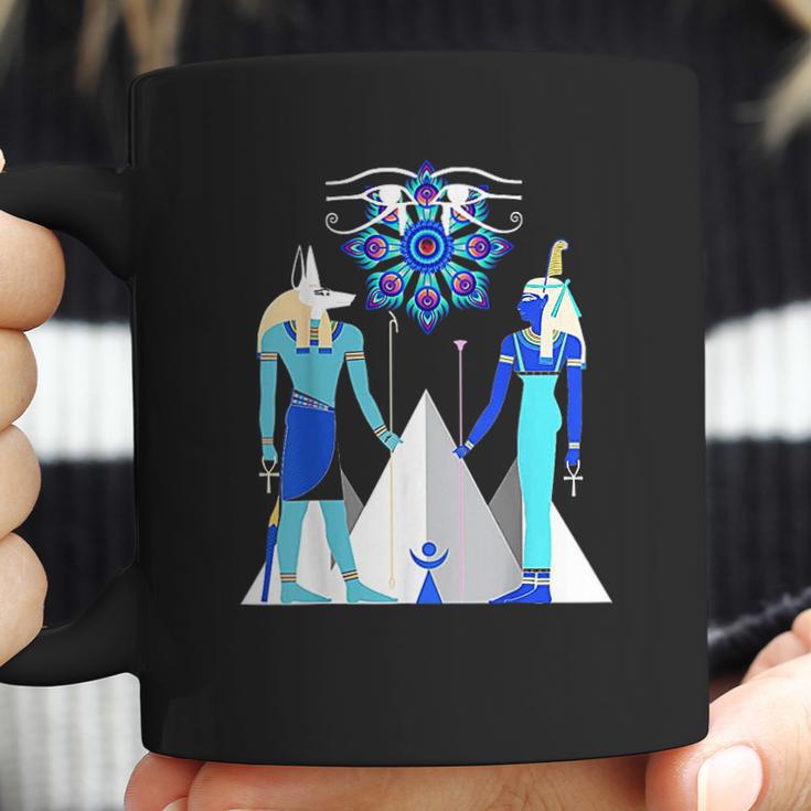 Egyptian God Anubis And Goddess Coffee Mug