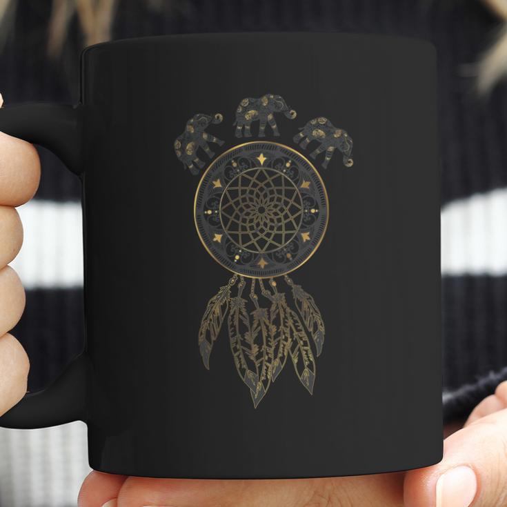 Elephant Dreamcatcher Bohemian Style Coffee Mug