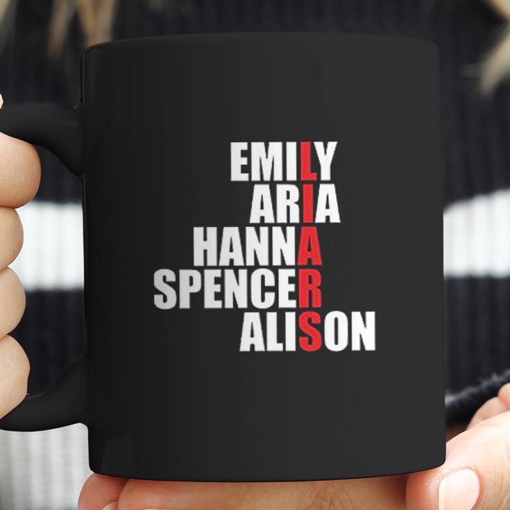 Emily Aria Hanna Spencer Alison Coffee Mug