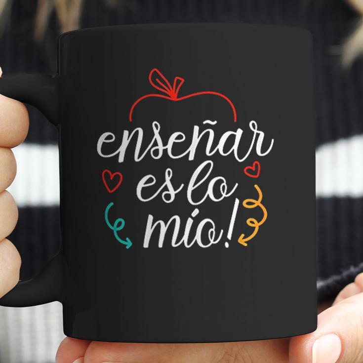 Ensenar Es Lo Mio Playera Bilingual Spanish Teacher Gifts Coffee Mug