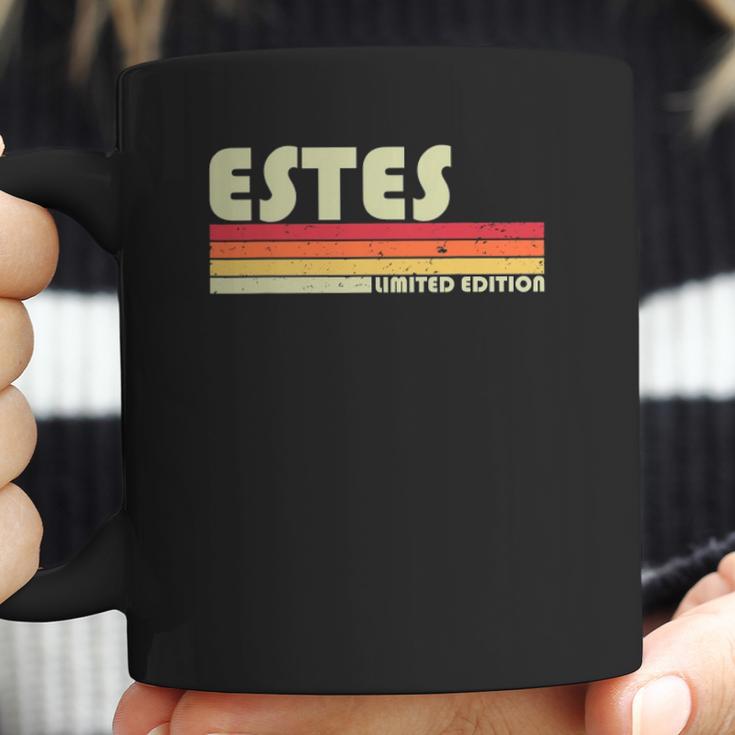 Estes Surname Funny Retro Vintage 80S 90S Birthday Reunion Coffee Mug