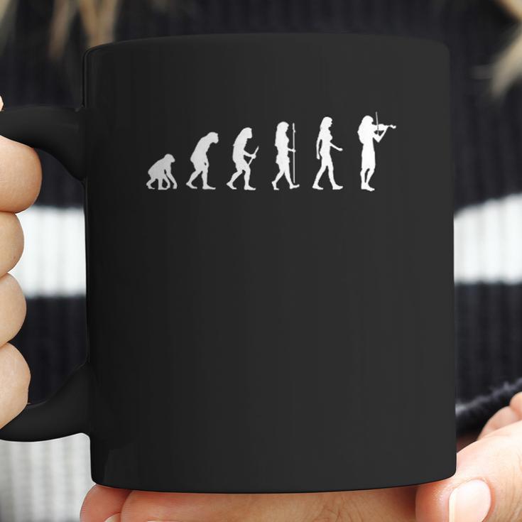 Evolution Violinist Coffee Mug