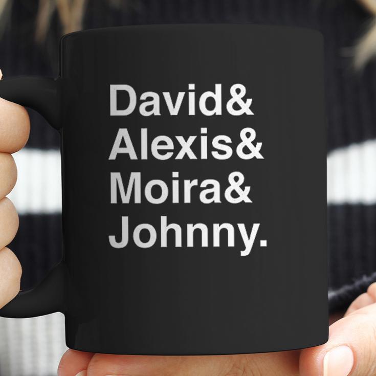 Ew David Alexis Moira Rose Merchandise Black Coffee Mug