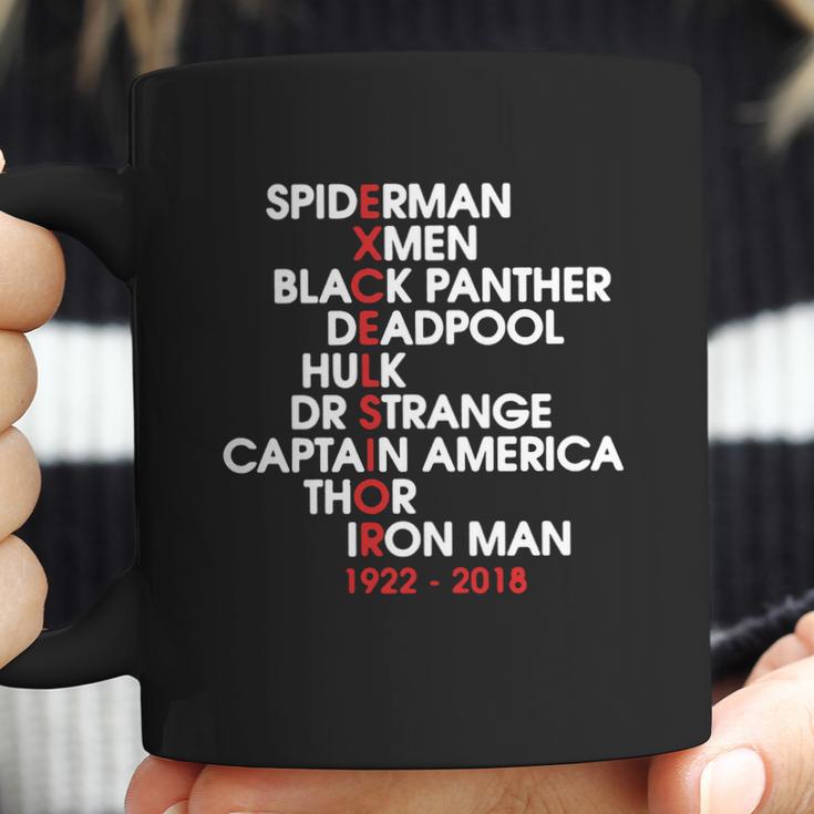 Excelsior Spiderman Xmen Black Panther Deadpook Coffee Mug