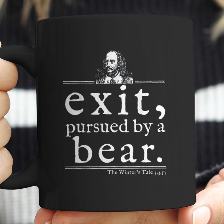 Exit Pursued By Bear Shakespeare Stage Director Gift Coffee Mug