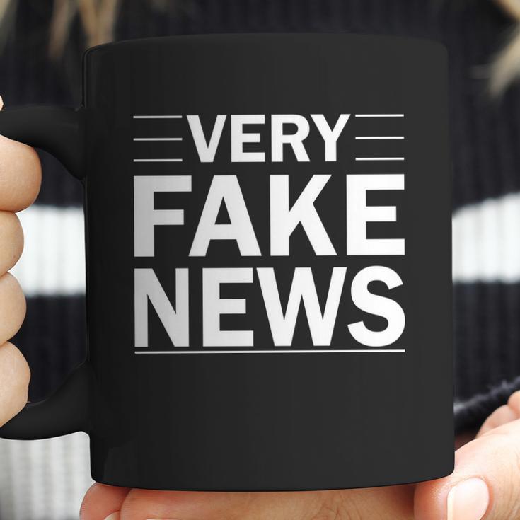 Very Fake News Funny Political Coffee Mug