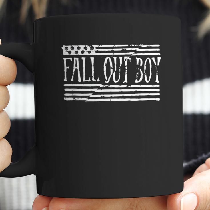 Fall Out Boy Split Flag Coffee Mug