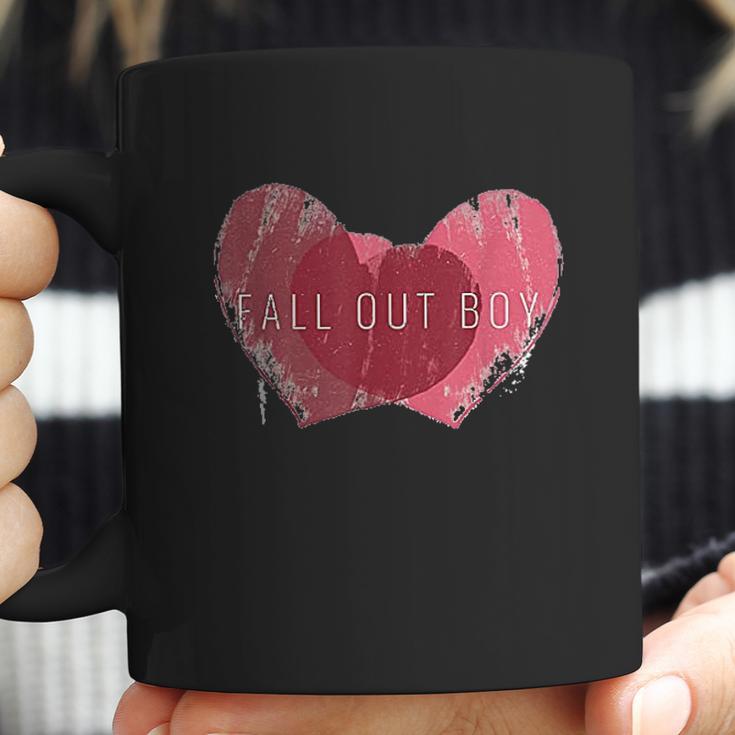 Fall Out Boy Weathered Hearts Coffee Mug