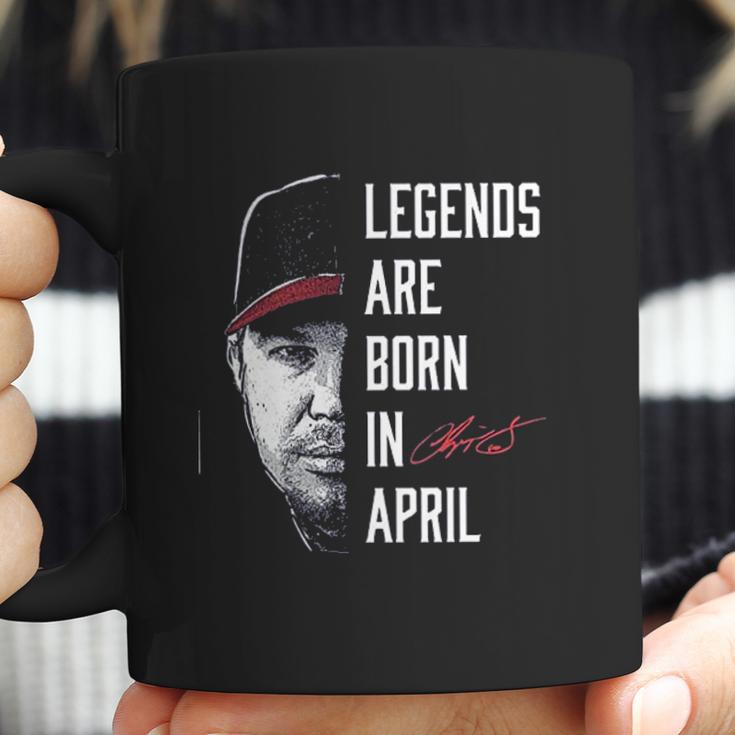 Fanprint Chipper Jones Legends Are Born In April Coffee Mug