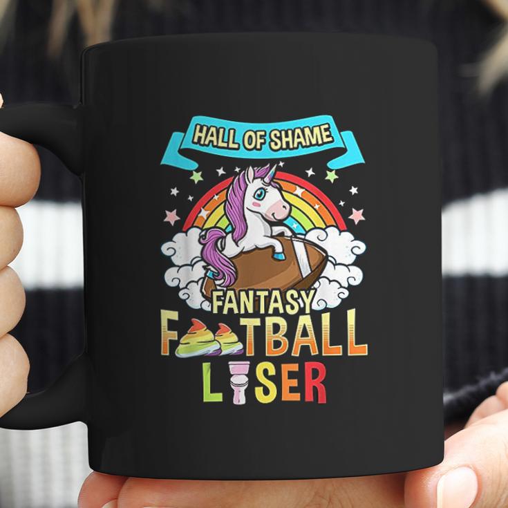 Fantasy Football Loser Last Place Funny Draft Party Unicorn Coffee Mug