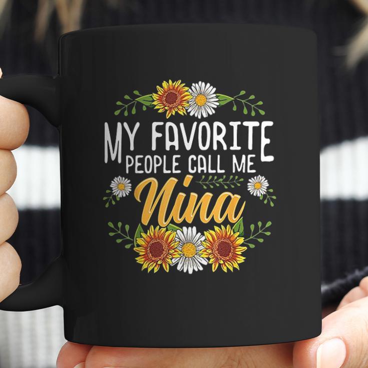 My Favorite People Call Me Nina Mothers Day Gifts Coffee Mug