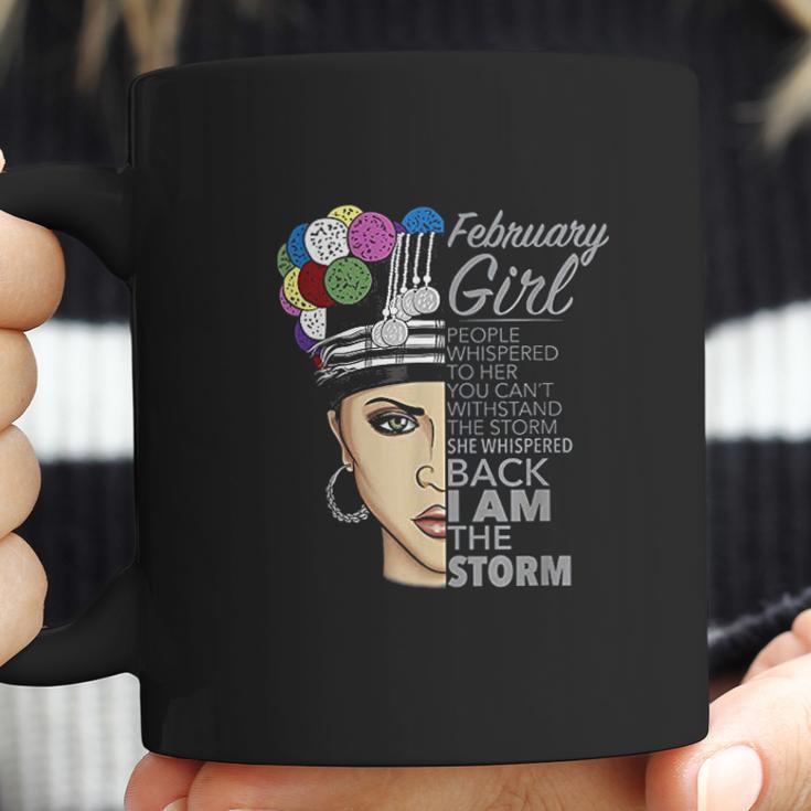 February Girl I Am The Storm Hmong Coffee Mug