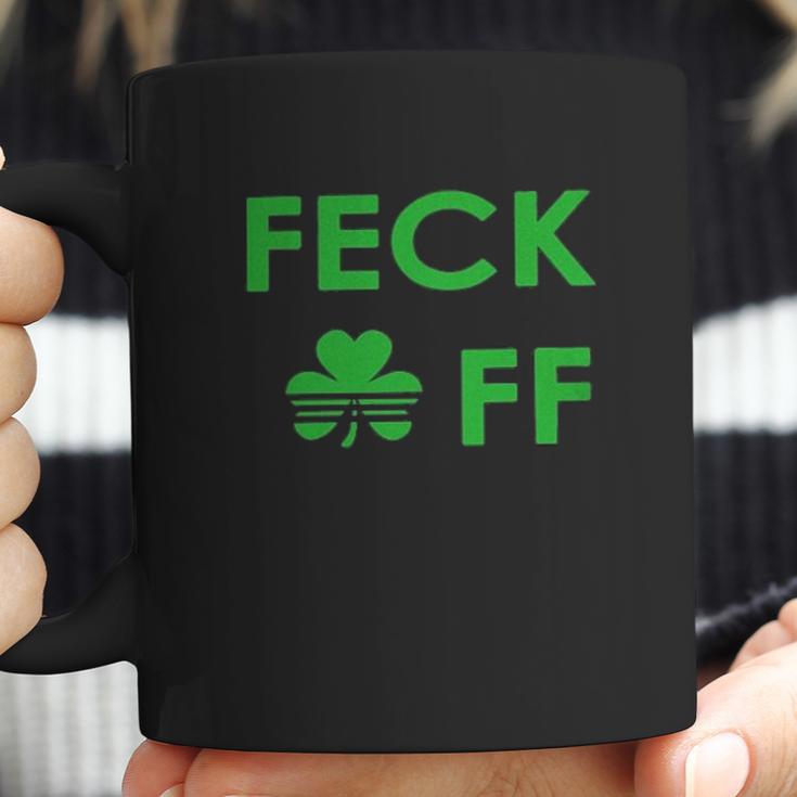 Feck Off Clover Irish St Patrick Day Coffee Mug