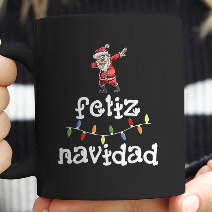 Feliz Navidad Christmas Dabbing Santa Spanish Gift Coffee Mug