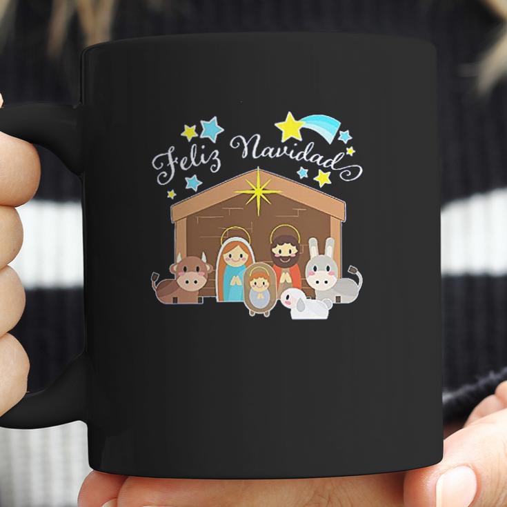 Feliz Navidad Cute Nativity Scene Coffee Mug