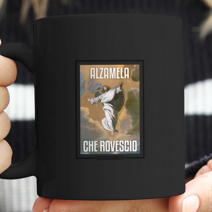 Felpa Con Cappuccio Alzamela Che Rovescio Bianca Coffee Mug