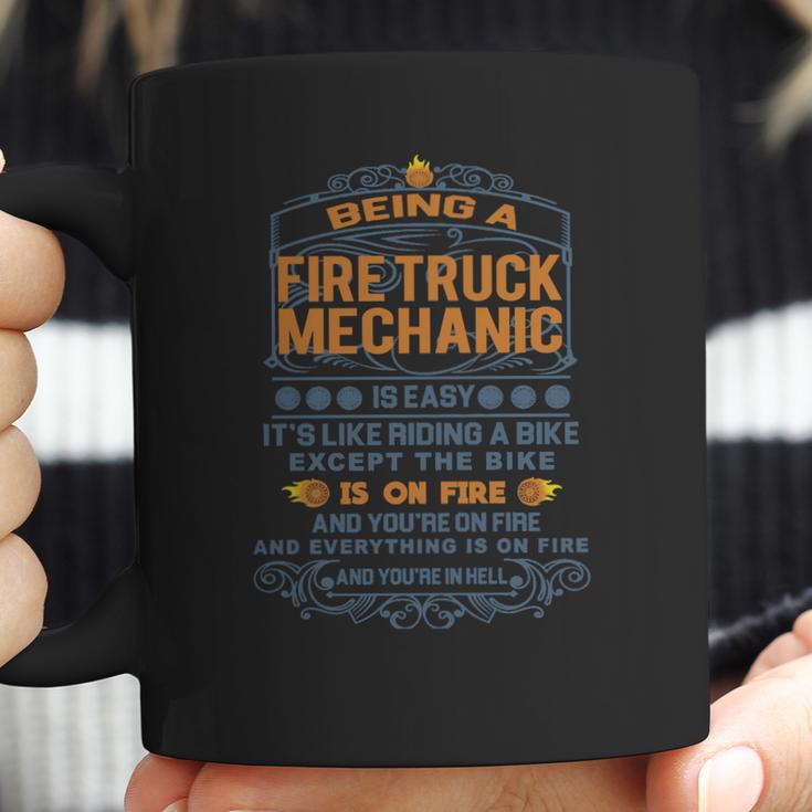 Fire Truck Mechanic Frideabike Coffee Mug