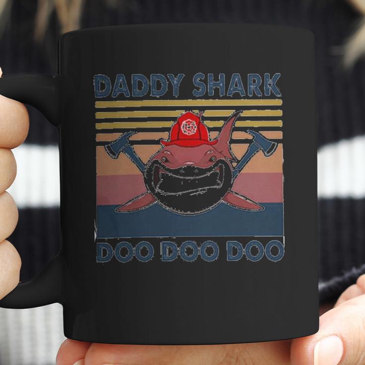 Firefighter Daddy Shark Doo Doo Doo Coffee Mug