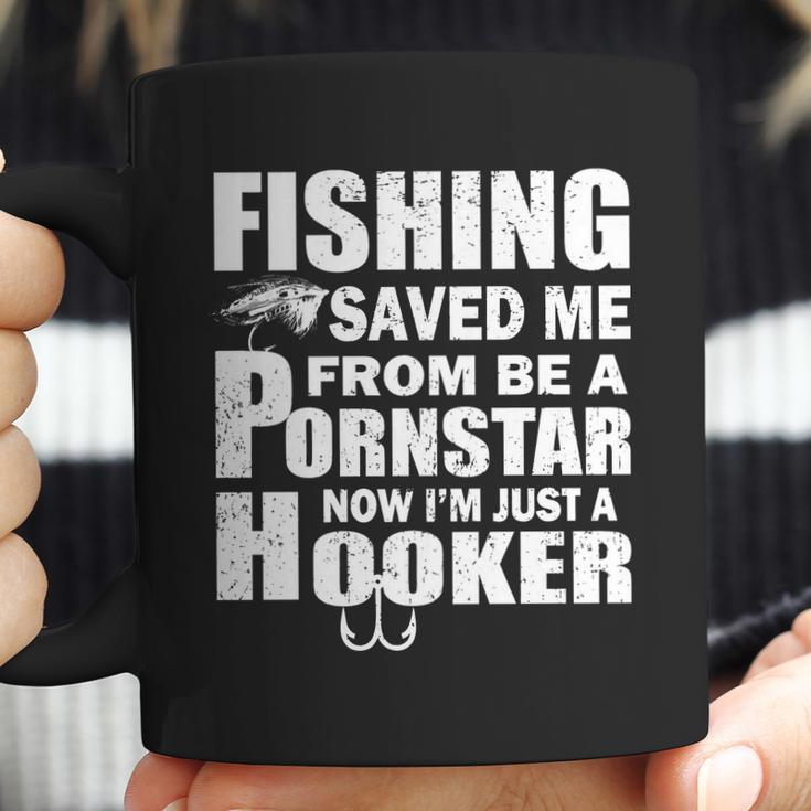 Fishing Saved Me Pornstar Hooker Coffee Mug