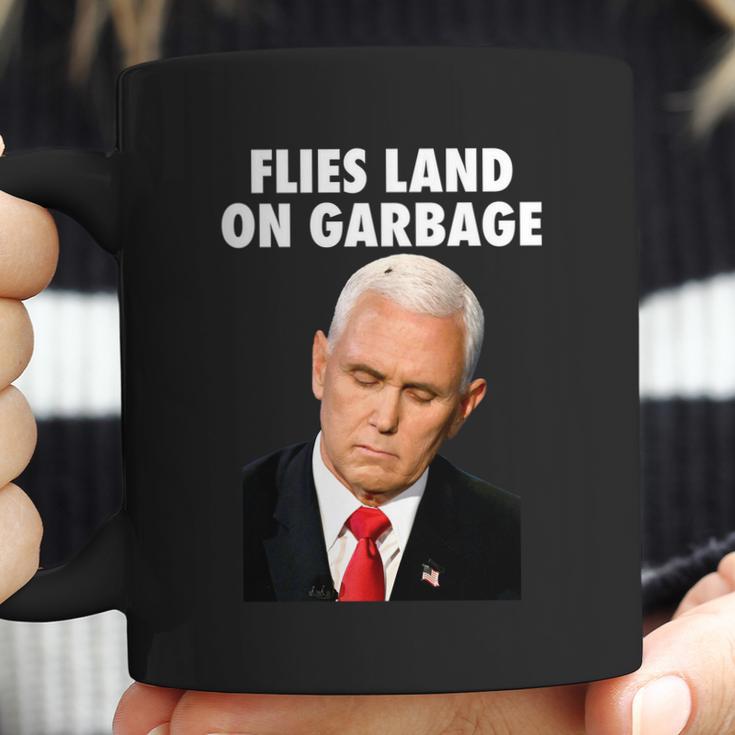 Flies Land On Garbage Mike Pence Debate Fly Coffee Mug