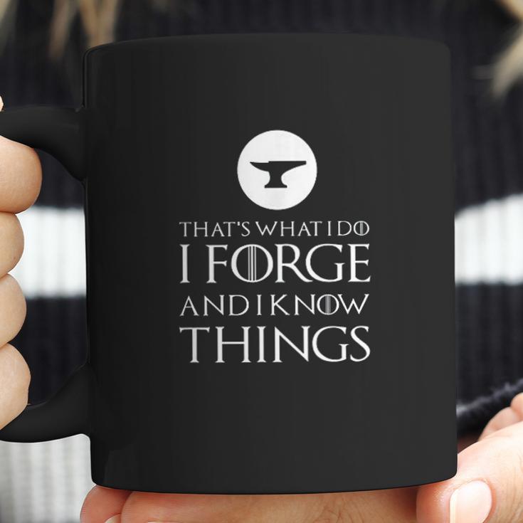 I Forge Funny Blacksmithing Coffee Mug