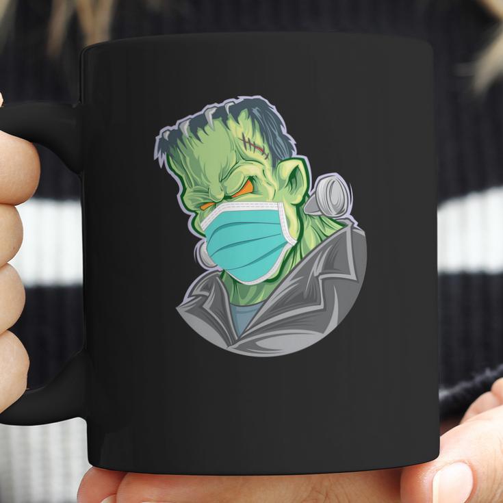 Frankenstein Pandemic Virus Mask Coffee Mug