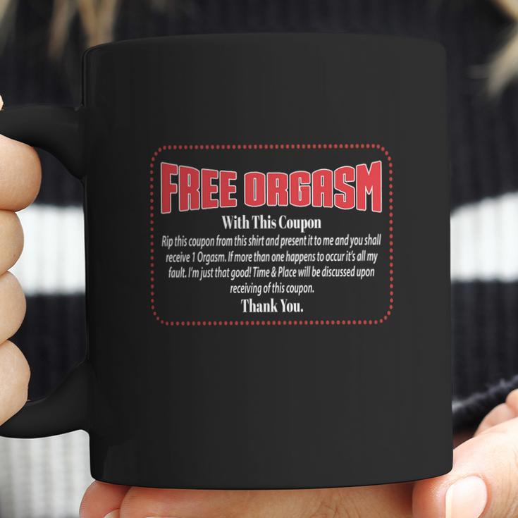 Free Orgasm Coupon Coffee Mug