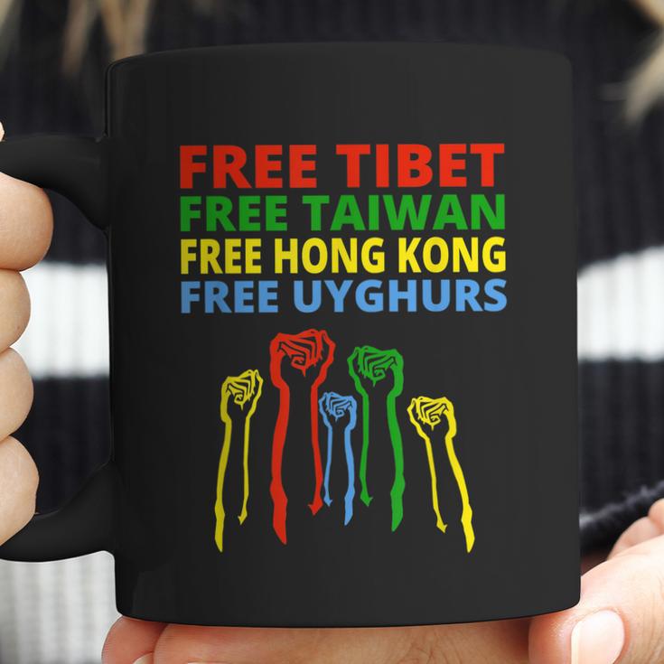 Free Tibet Free Taiwan Free Hong Kong Free Uyghurs Protest Graphic Design Printed Casual Daily Basic Coffee Mug