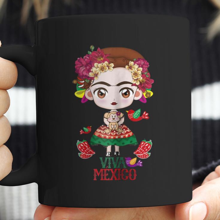 Frida Kahlo Viva Mexico Coffee Mug