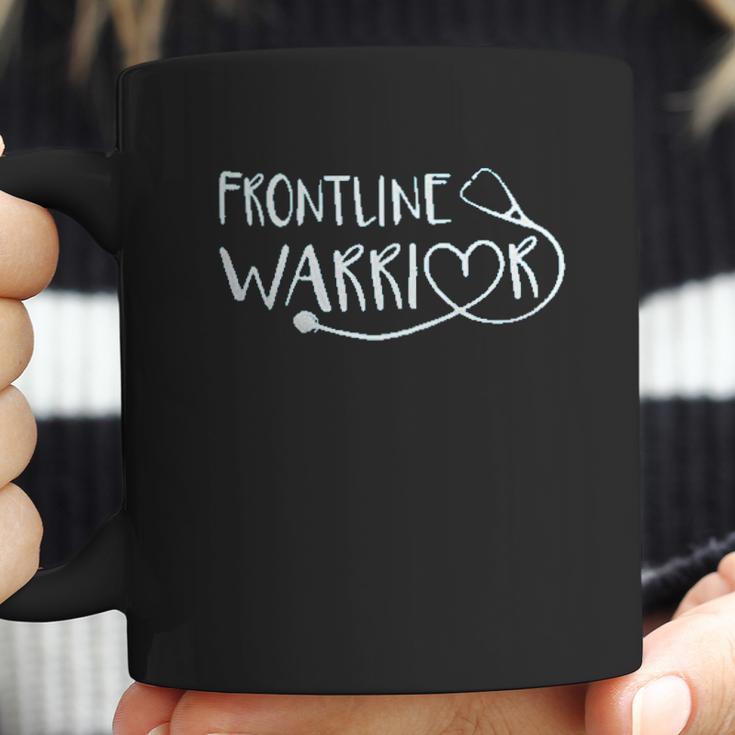 Frontline Warrior Nurse Funny Nursing Gifts Coffee Mug