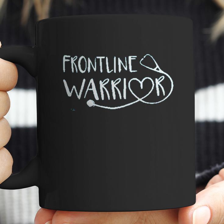 Frontline Warrior Nurse Hero Graphic Coffee Mug