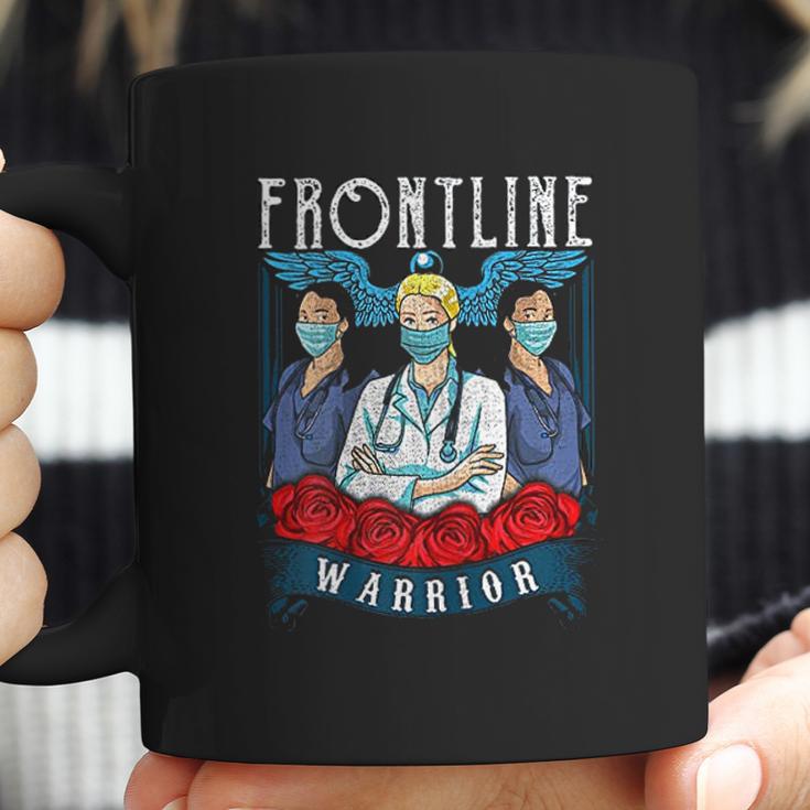 Frontline Warrior Proud Hero Nurse Superhero Gift Coffee Mug