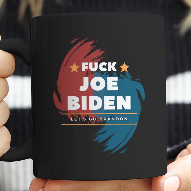 Fuck Joe Biden Lets Go Brandon Star Coffee Mug